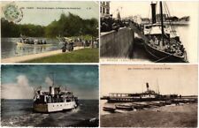 Vintage SHIPPING SHIPS BOATS 35 Postcards Mostly Pre-1940 (L4231) picture