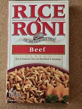 Unopened 1995 Rice A Roni box vintage movie prop packaging Beef Flavor ricearoni picture