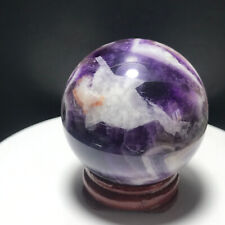 165g 48mm Natural Dream Amethyst Ball Quartz Crystal Polished Sphere Reiki 54 picture