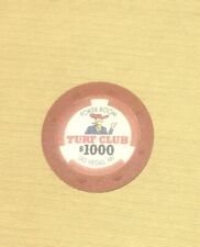 Vintage Turf Club Poker Room RARE $1000 Poker Chip Las Vegas NV picture