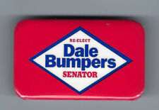 Dale Bumpers Arkansas (D) US Senator 1974-98 political pin button picture