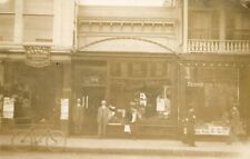 ca 1910 Dayton Ohio area photo postcard, stores, Endress Tobacco, ?OH picture