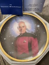 CAPTAIN JEAN-LUC PICARD Star Trek TNG Collector Plate Hamilton Next Gen 1993 picture