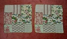 Pair of Embroidered Flowered Pillow Coverings 18