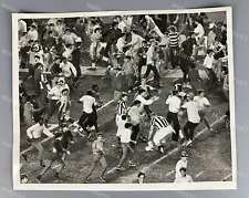 Los Angeles Rams vs Miami Dolphins Football Fight 1970 Original Press Photo picture
