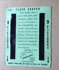 Vintage Colorscope Stereoview Color Slide Flash Gordon C-48 3-D 9 Images picture