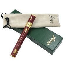 DAVIDOFF - CIGAR CASE / TUBE / HOLDER - BOXED - WITH POUCH - NEAR MINT picture
