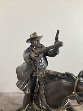 The Bradford Exchange John Wayne: Heroic Charge Cold-Cast Bronze Sculpture 11-in picture