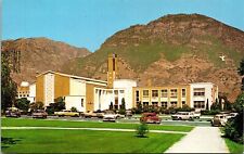Joseph Smith Memorial BYU Mount Timpanogos Provo UT Utah Postcard VTG UNP picture