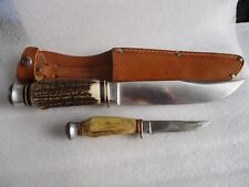 2 SOLIGEN GERMANY FIXED BLADE KNIVES ASSOCIATED CUTLERY & FA BOWER IMP CO 45/23 picture
