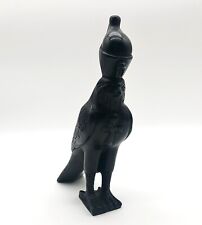 Egyptian God Horus Falcon Statue Black Resin picture