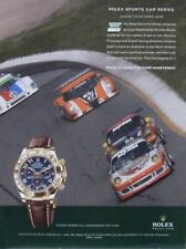 2009 Rolex Daytona Print Ad; blue face picture