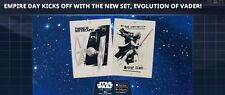 Topps Star Wars Card Trader Evolution of Vader Empire Day 3 Rare +11 UC Card Set picture