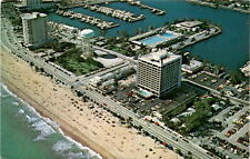 Ramada Inn South Beach, Fort Lauderdale, Florida, April 18, 1976,  Postcard picture