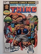Marvel Two-In -One Annual # 7 Key 1st Champion Classic Thing Story 1982 Bronze picture
