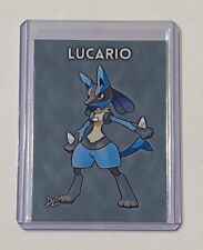 Lucario Limited Edition Artist Signed Pokemon Trading Card 1/10 picture