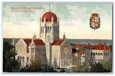 St. Augustine Florida FL Postcard Memorial Presbyterian Church 1917 Antique picture