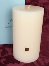 PartyLite FRENCH VANILLA 3 x 5 Flat Top Pillar Candle C35181 Retired NIB Sweet picture