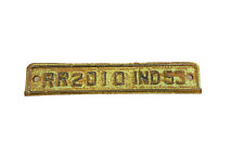 Vintage 1953 Indiana License Plate Tag 8” Collectible Antique Rustic picture