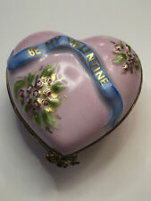RARE Artoria Peint Main Limoges France Limited Edition Valentine  Trinket picture