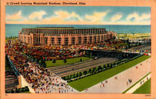Municipal Stadium, Cleveland, Ohio postcard. picture