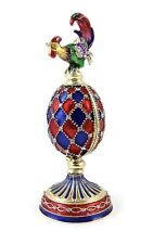 Imperial Egg style Faberge beautiful Handmade Replica «Egg with cockerel» picture