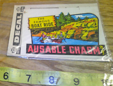 Vintage IMPKO water decal Famous Boat Ride Ausable Chasm N Y  original packaging picture