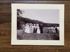 Well Dressed Group Edwardian Original Antique Vintage Photo picture