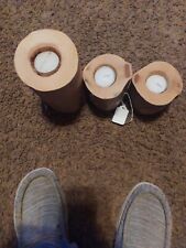 Handmade Wooden Candle Holder Set Of 3 picture