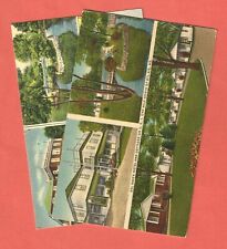 DEL HAVEN HOTEL AND COTTAGES, BEL AIR, MD. – Razed 1966 –2 1940s Linen Postcards picture