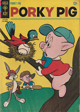 PORKY PIG #8  BASEBALL COVER   GOLD KEY  SILVER-AGE  1966 picture