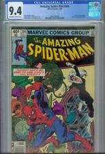AMAZING SPIDER-MAN #204 CGC 9.4, 1980 NEWSSTAND EDITION 3RD BLACK CAT APPEARANCE picture