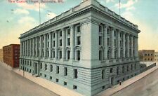 Postcard MD Baltimore Maryland New Custom House 1911 Antique Vintage PC f8225 picture