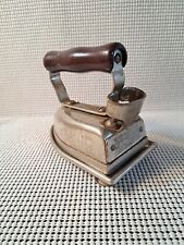 Vtg 1920's Sunbeam Travel Electric Iron #S2 & Trivet. No Cord & Surface Rust picture