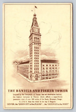 Daniels & Fisher Tower Department Stores Denver CO Vintage Advertising Postcard picture