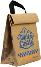 White Castle Burger Brown To-Go Lunch Bag Insulated Lunch Box Sack picture