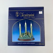 Fontanini Roman Nativity Scene With Candles Light Up 54654 Works picture