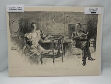 Early 1900's Copied Art Paintng By Charles Dana Gibson #2 picture