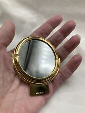 VERY NICE JUDITH LEIBER HAND HELD STANDING PURSE OR POCKET MIRROR picture