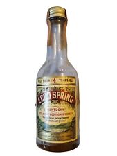 Vintage  Mini Echo Springs Kentucky Bourbon Whiskey Empty Bottle FL Tax Stamp picture