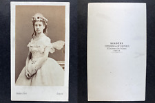 Disderi, Paris, the dancer Laura Fontana, Vintage Opera cdv albumen print. picture