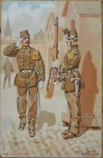 Belgium 1909 Louis Geens/Artist-Signed Postard: 'Belgian Army' - Color Litho picture