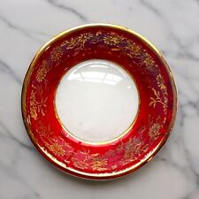 Vintage Limoges Hand Painted Miniature Bowl Ring Dish Signed FM Franc picture