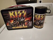 KISS Retro Metal Tin Lunchbox The Farewell Tour With Thermos Rare Rock n Roll picture