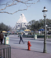 pc01 3D 1960s Stereoview Slide  Disneyland view of Matterhorn 852a picture