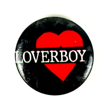 LOVER BOY Vintage Fashion Pinback Button Advertisement Flair picture