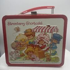 Vintage 1981 Aladdin Ind. Inc Strawberry Shortcake Metal Lunchbox **NO THERMOS** picture