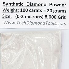 Lapping Diamond Micron Powder 8.000 Grit Mesh (1-2micron), Weight 100 cts = 20 g picture