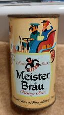 1950s MEISTER BRAU Fiesta Pack/Old Car, flat top beer can, CHICAGO, ILLINOIS picture