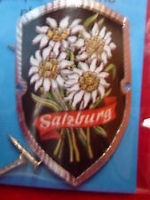 Salzburg Austria new shield mount badge stocknagel hiking medallion G9914 picture